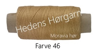 Moravia Hør 40/2 farve 46 Lys okker